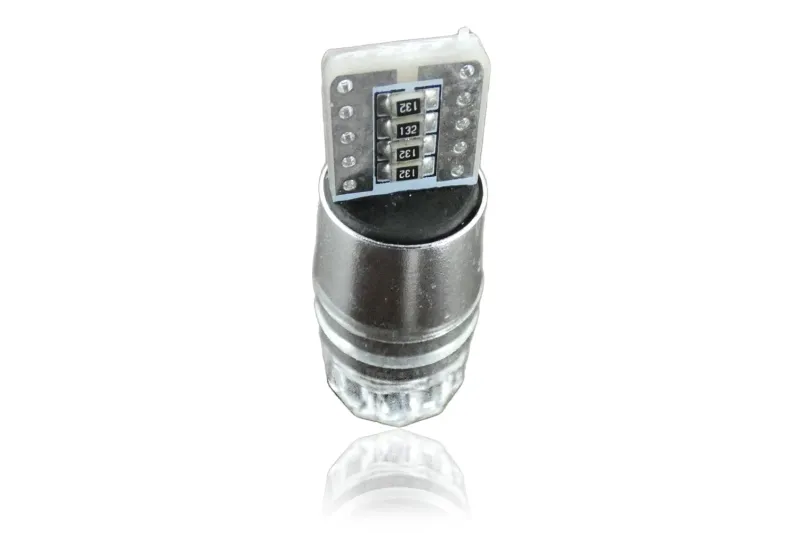 LED Лед Диоднa Крушкa За Габарит, Т10 W5W, COB 8-Core, 12V , Canbus - Error free , Без грешки, Бяла и Синя Светлина - 3