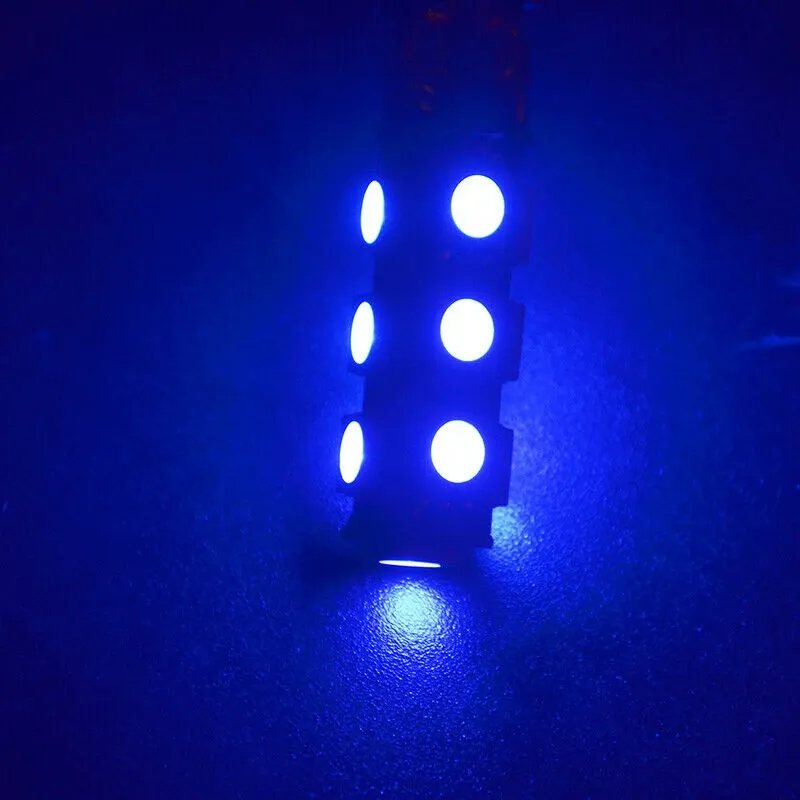 LED Лед Диодни Крушки За Габарит, Т10 W5W, 13 SMD, 12V, 5 Цвята Светлина, Canbus - Error free , Без грешки - 2