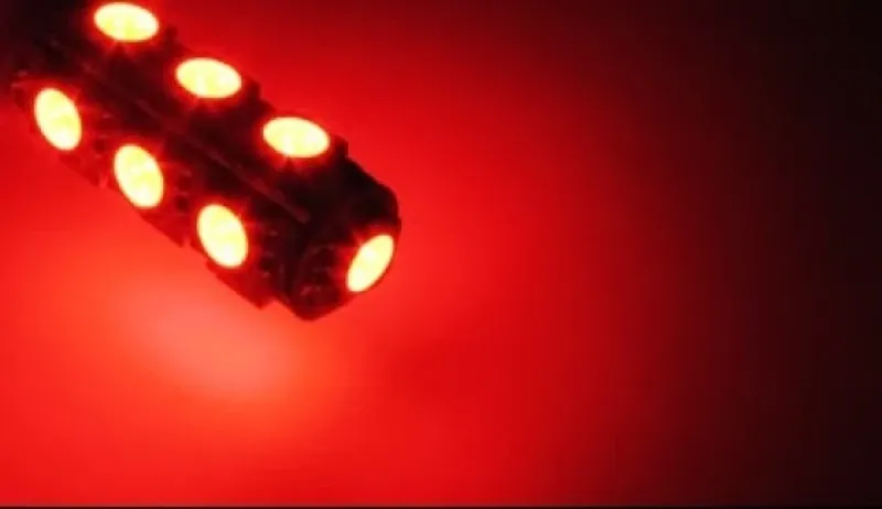LED Лед Диодни Крушки За Габарит, Т10 W5W, 13 SMD, 12V, 5 Цвята Светлина, Canbus - Error free , Без грешки - 3