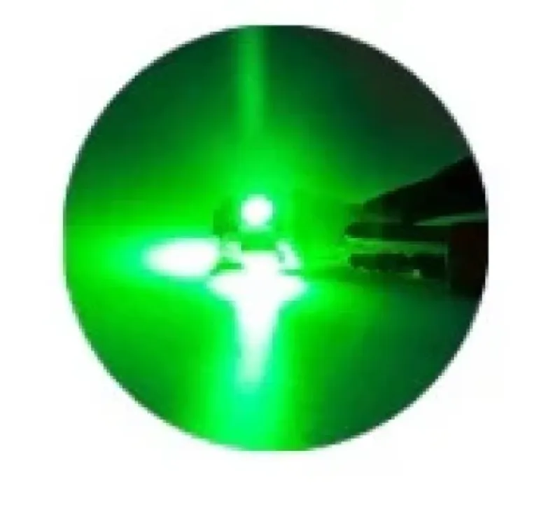 LED Лед Диодни Крушки За Габарит, Т10 W5W, 5 SMD, 12V, Зелена - 0
