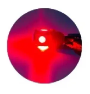 LED Лед Диодни Крушки За Габарит, Т10 W5W, 5 SMD, 12V, Червена