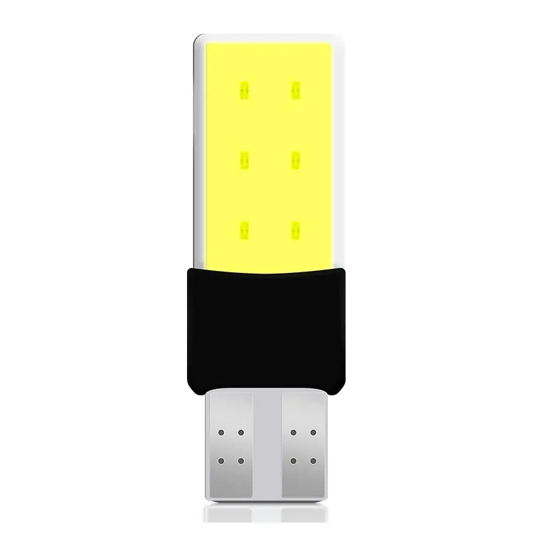 LED Лед Диодни Крушки За Габарит, Силикон, COB, Т10 W5W, 300lm, 12V, Бели KRU137 - 3