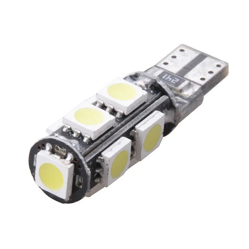 LED Лед Диодни Крушки За Габарит, Т10-5050 W5W, 9 SMD, 12V, 5 Цвята Светлина - 3