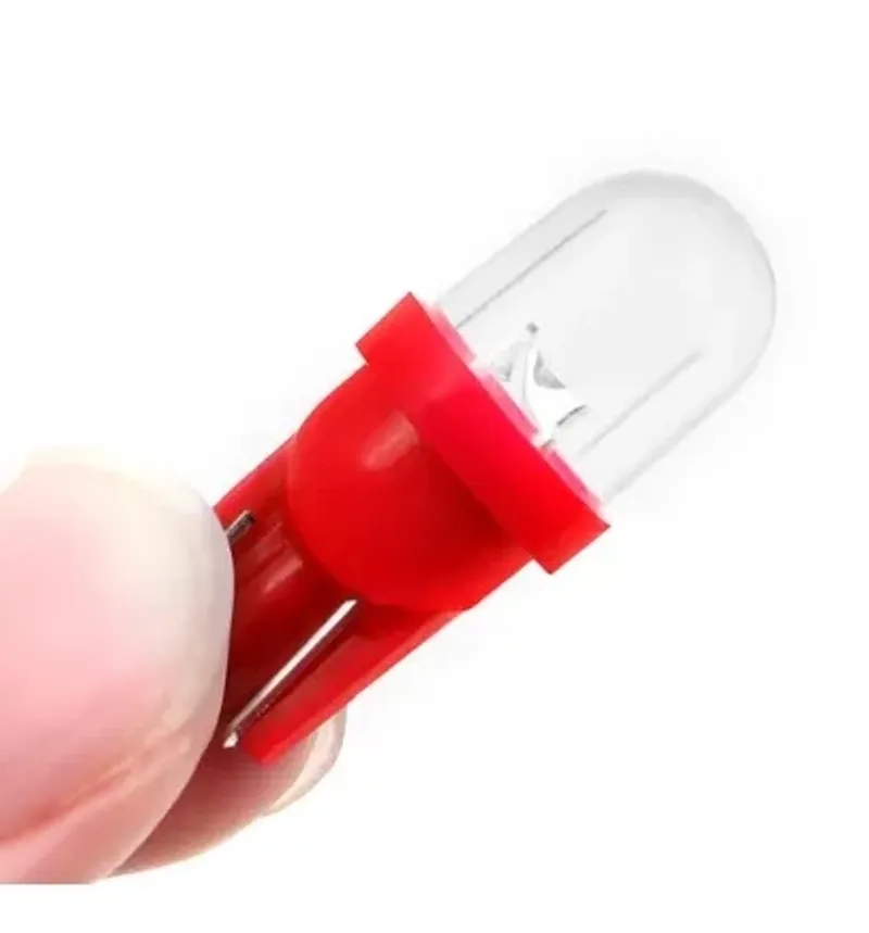 LED Лед Диодни Крушки За Табло, Габарит, Т10 W5W, 1X LED, 12V, 5 Цвята Светлина - 1