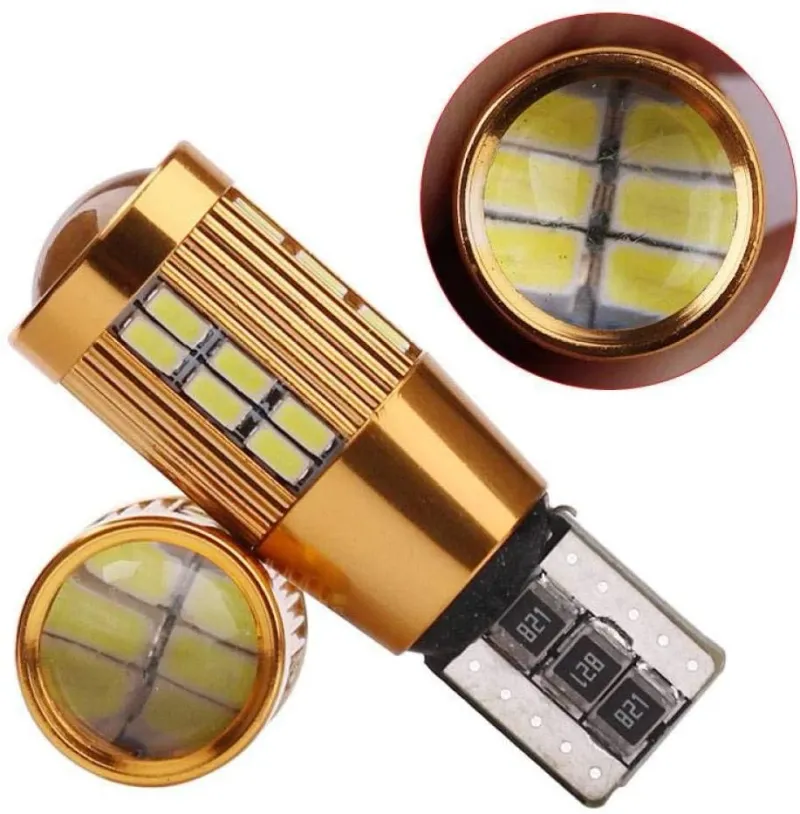 LED Лед Диодни Крушки За Габарит, Т10 W5W 194 168, 30 SMD, 12V, Бяла Светлина, Canbus - Error free , Без грешки - 6