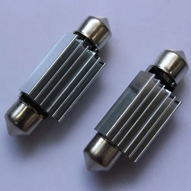 LED Лед Диодни Крушки, 2/3/4 SMD 5050 , 31мм, 36мм, 39мм, 41мм, 12V, Бяла Светлина, Canbus, Error Free, Bez Грешки - 2