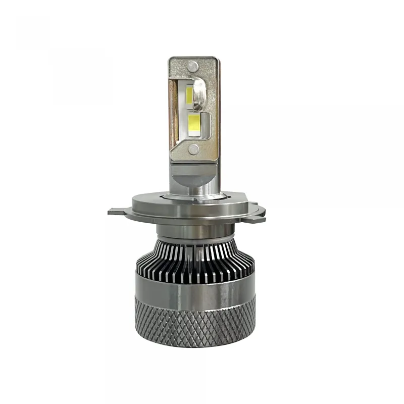 Комплект от 2 броя LED ЛЕД диодни крушки H4 Х4 12V 200W 17000lm за фарове Canbus без грешки 6000К къси/дълги - 3