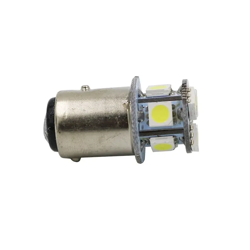 LED Лед Крушки, 22 SMD, BA15S 1156 (P21W), BAU15S 1156 (PY21W), 12V Бяла, Оранжева, Червена Светлина - 5