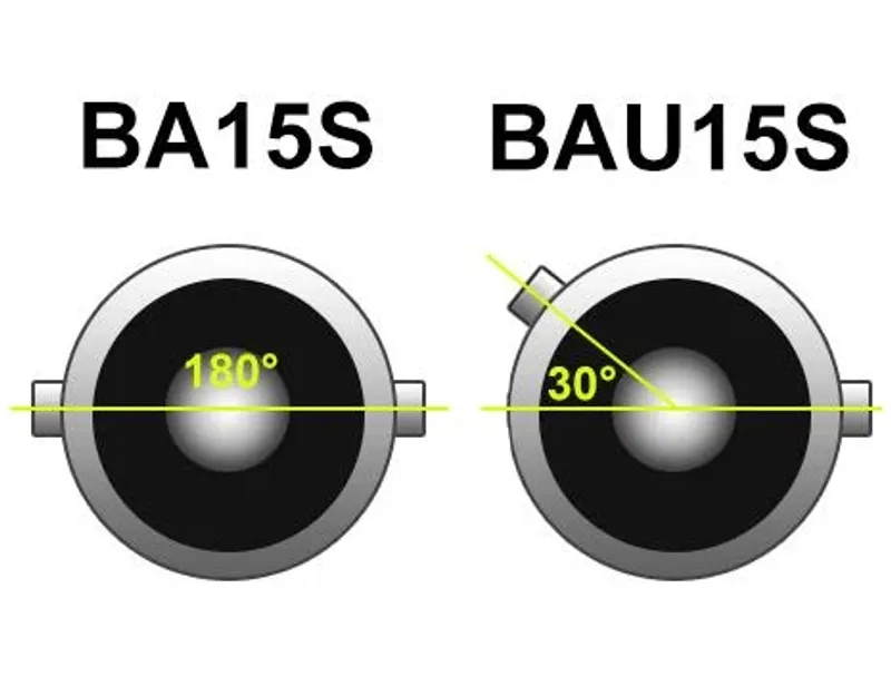 LED Лед Крушки, 18 SMD, BA15S 1156 (P21W), BAU15S 1156 (PY21W), 12V - 24V, Бяла, Оранжева, Червена, Синя Светлина - 3