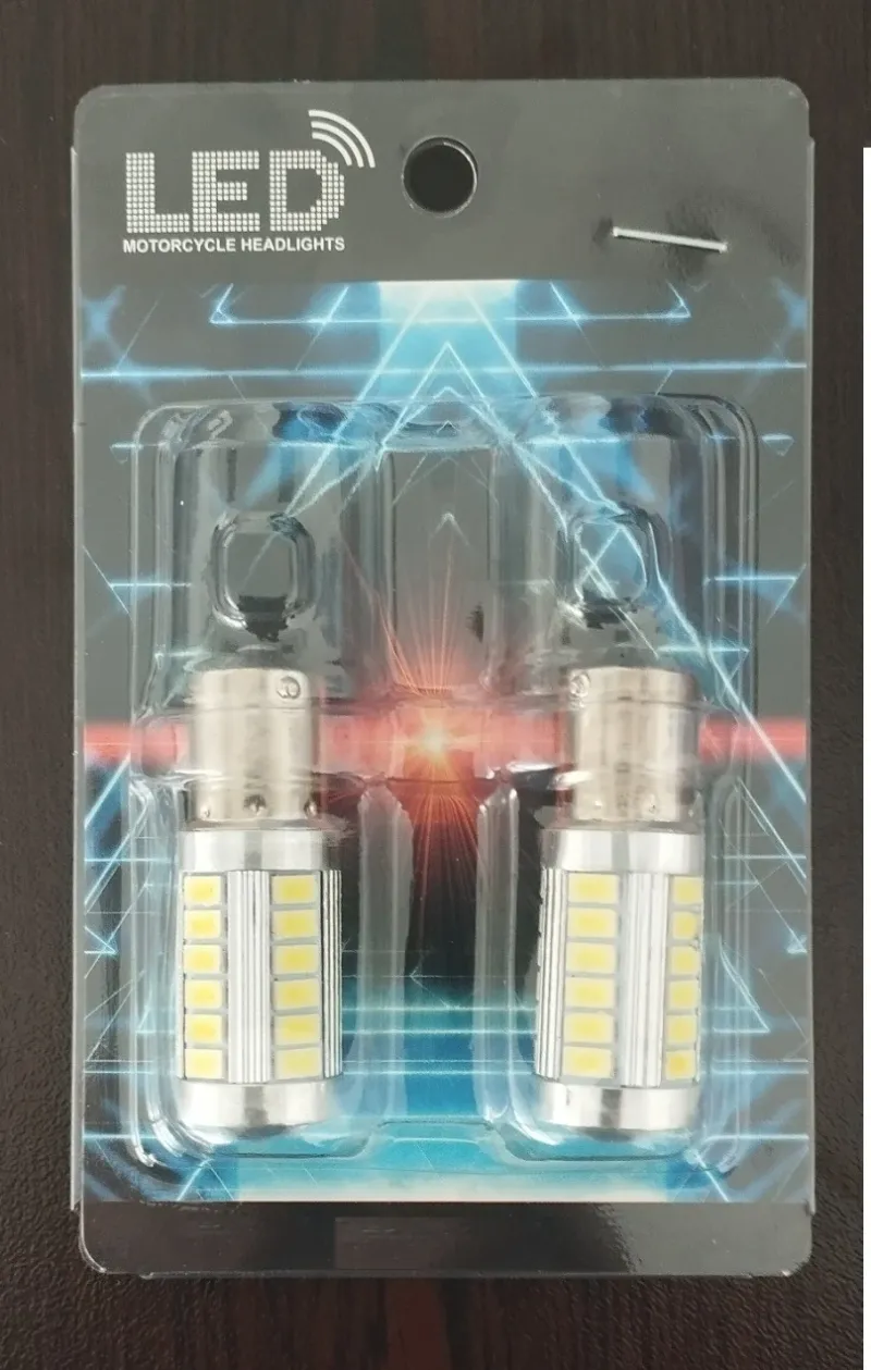 Комплект от 2бр. LED Лед Крушки, 33 SMD, С Лупа, BAU15S 1156 (P21W), 12V, Бяла, Светлина Разминати пинове (150°) - 6