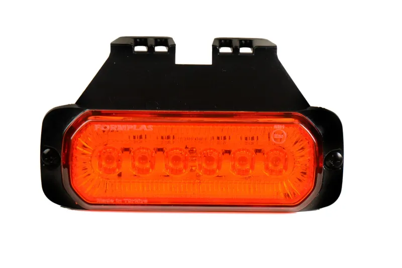 LED габарит маркер токос с 24 диода, 2 функции - оранжева светлина + мигач, 12V-24V - за камион бус ван каравана платформа кемпер - 1