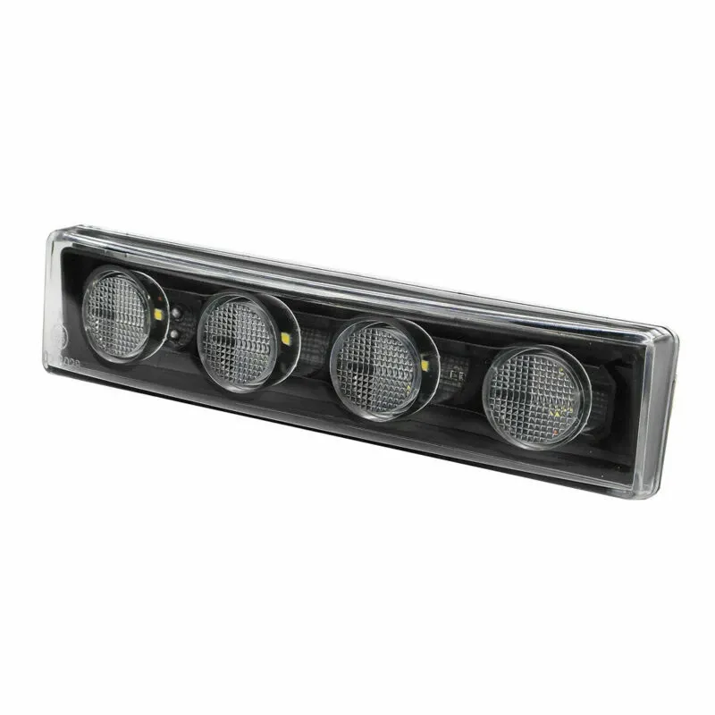 1бр Оранжев LED преден габарит маркер за Скания Scania- 180mm x 40 mm с букса - 2