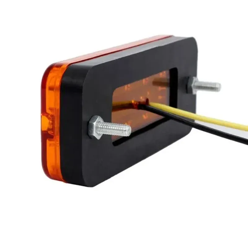 Оранжев LED Габарит / Светлина / Токос, с 8 диода - 12V - 99mm x 40mm - 1