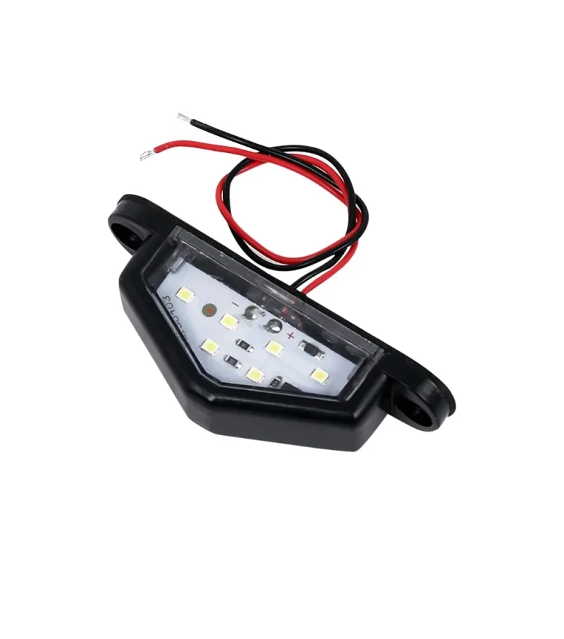 12V ЛЕД LED Диодно осветление за заден регистрационен номер за Автомобил Камион Бус Ремарке Каравана и др. - 2