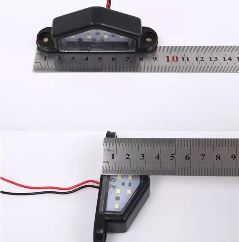 12V ЛЕД LED Диодно осветление за заден регистрационен номер за Автомобил Камион Бус Ремарке Каравана и др. - 3