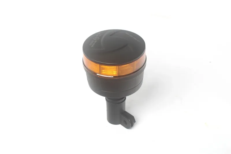 19W LED ЛЕД Аварийна Сигнална Лампа Маяк Буркан 30 Диода Оранжева Жълта 12V - 24V за монтаж на тръба - 7