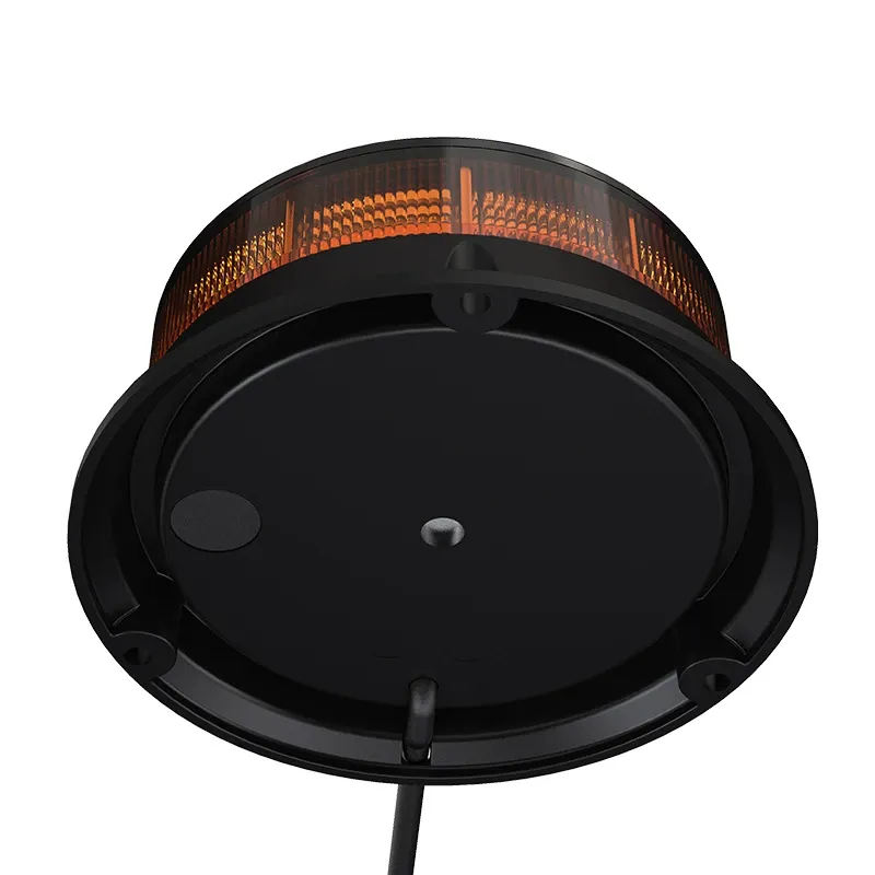 19W Лед Led Диодна Въртяща се Сигнална Аварийна Лампа Маяк Буркан за Пътна Помощ Платформа 12V - 24V - 1