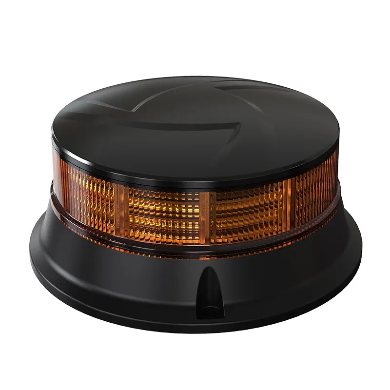 19W Лед Led Диодна Въртяща се Сигнална Аварийна Лампа Маяк Буркан за Пътна Помощ Платформа 12V - 24V - 0