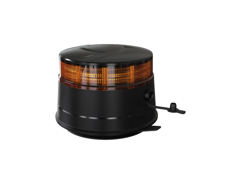 14W Лед Led Безжична Диодна Въртяща се Сигнална Аварийна Лампа Маяк Буркан с Магнит и Вендуза за Пътна Помощ Платформа и др.12V - 24V - 2