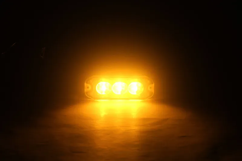 12-24V LED ЛЕД Жълта Аварийна Лампа Блиц Светлина Мигаща За Пътна Помощ Платформа с 4 режима - 4