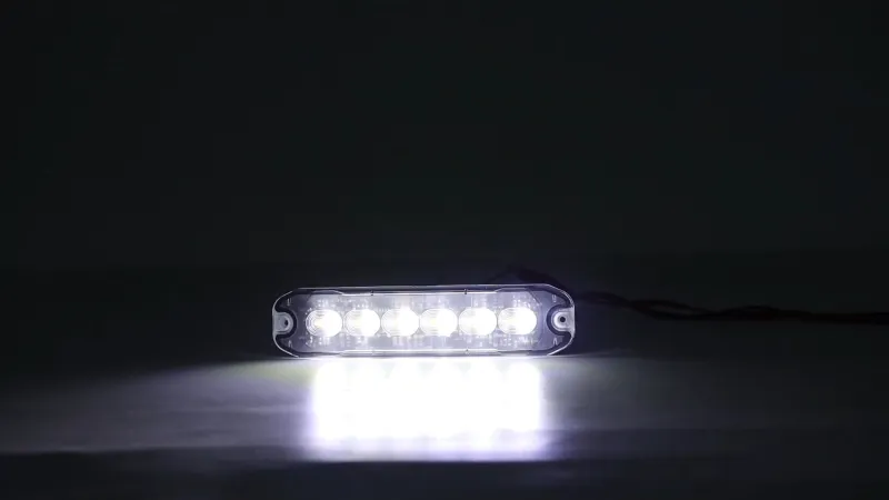 12 LED ЛЕД Комбинирана Жълто-Бяло Аварийна Лампа Блиц Светлина Мигаща За Пътна Помощ Платформа и др. 12-24V - 8