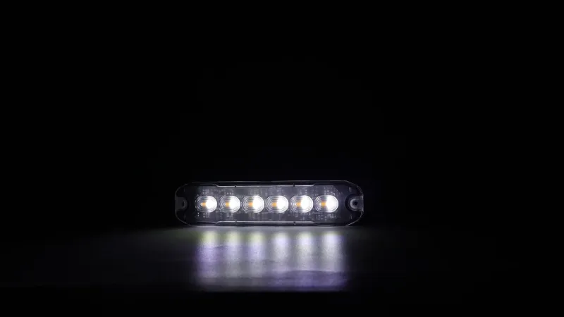 12 LED ЛЕД Комбинирана Жълто-Бяло Аварийна Лампа Блиц Светлина Мигаща За Пътна Помощ Платформа и др. 12-24V - 10