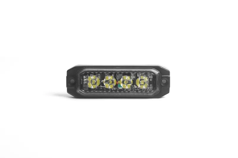 4 LED ЛЕД Жълта Аварийна Сигнална Лампа Блиц Светлина Мигаща За Пътна Помощ Платформа и др. 12-24V - 1