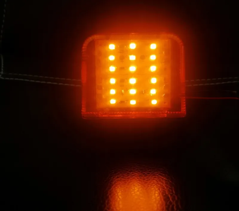 LED Оранжев габарит 24V за кабина на камион Волво VOLVO FH FL FH12 покрив - 4