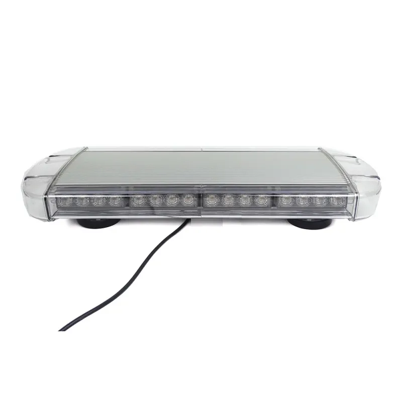 12V 24V Лед Led Диодна Мощна Аварийна Сигнална Лампа Буркан с Магнит 55см 10 режина Бяло Стъкло За Пътна Помощ Платформа Снегорин и др. - 6
