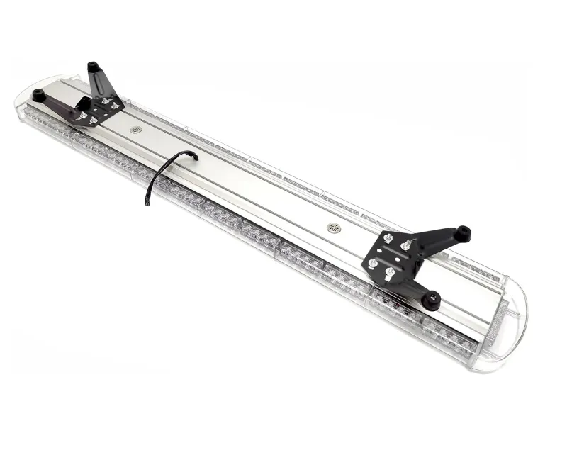 12V 24V Лед Led Диодна Мощна Аварийна Сигнална Лампа Буркан 140 см 10 режина Бяло Стъкло За Пътна Помощ Платформа Снегорин и др. - 3