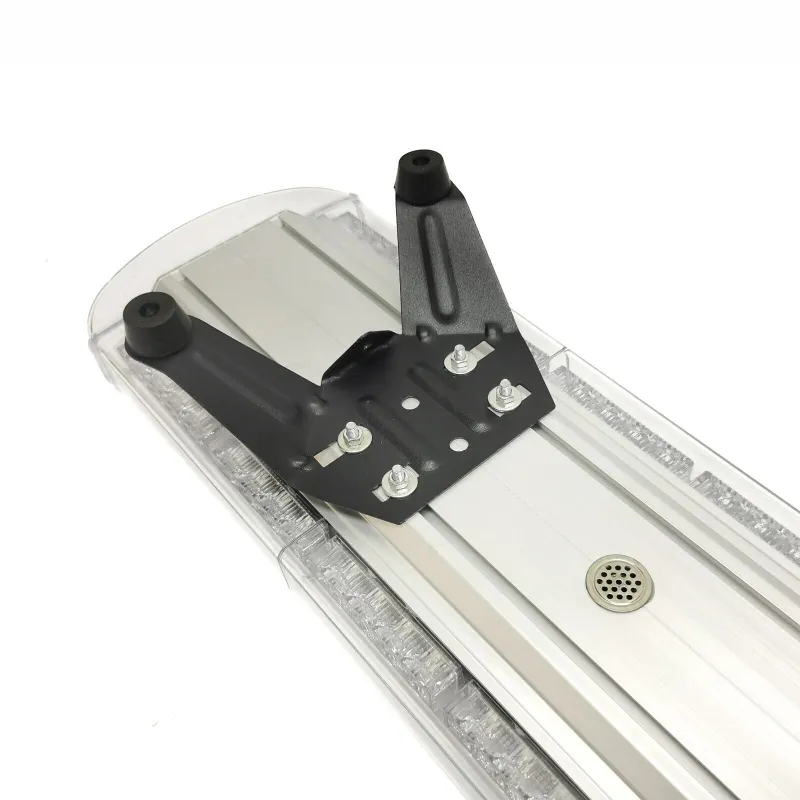 12V 24V Лед Led Диодна Мощна Аварийна Сигнална Лампа Буркан 140 см 10 режина Бяло Стъкло За Пътна Помощ Платформа Снегорин и др. - 5
