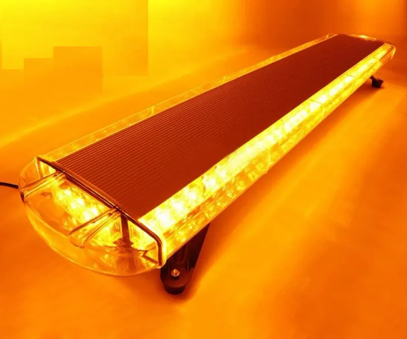 12V 24V Лед Led Диодна Мощна Аварийна Сигнална Лампа Буркан 140 см 10 режина Бяло Стъкло За Пътна Помощ Платформа Снегорин и др. - 7