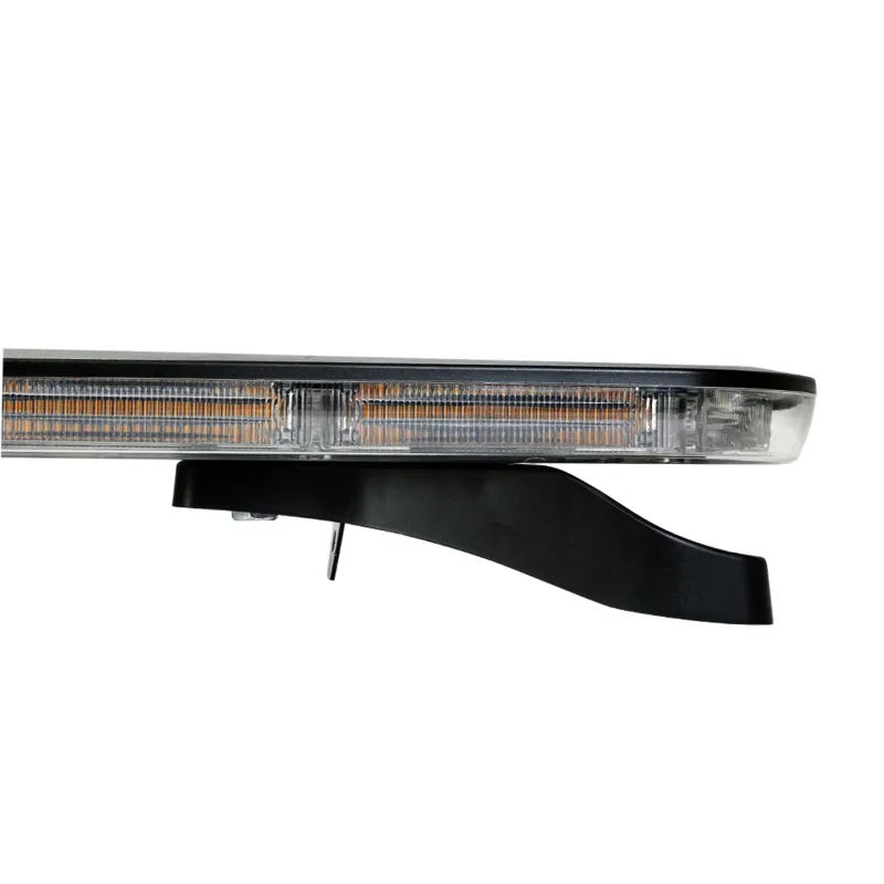12V 24V Лед Led Диодна Мощна Аварийна Сигнална Лампа Буркан 96 см 126W 16 режина Бяло Стъкло За Пътна Помощ Платформа Снегорин и др. - 2
