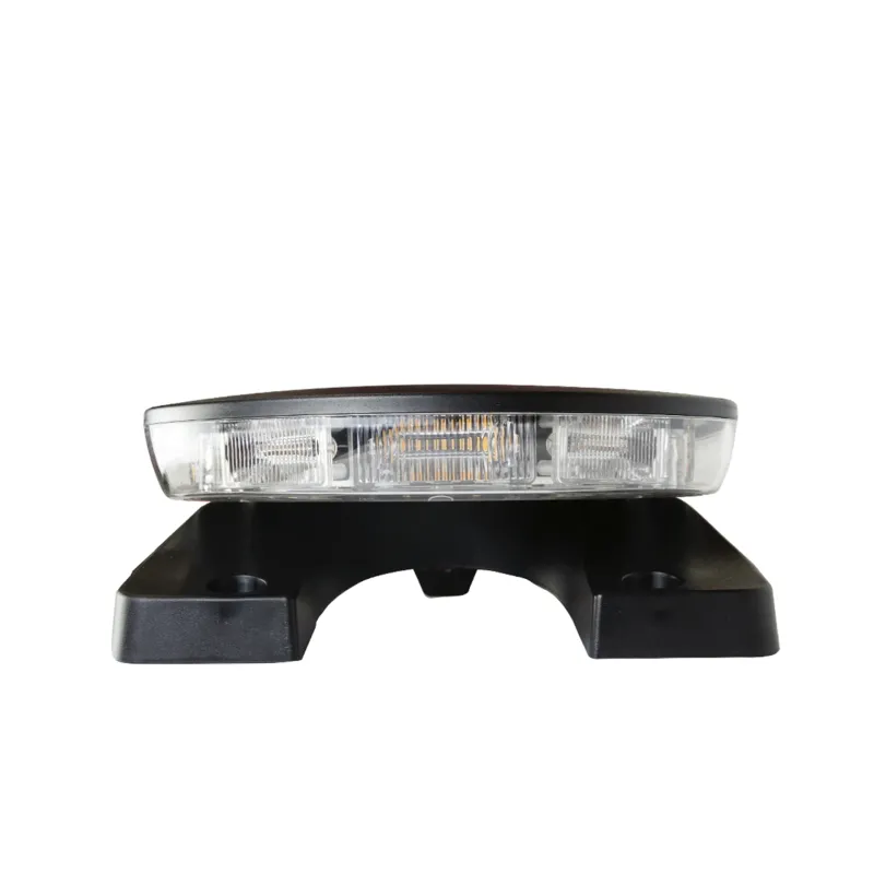 12V 24V Лед Led Диодна Мощна Аварийна Сигнална Лампа Буркан 96 см 126W 16 режина Бяло Стъкло За Пътна Помощ Платформа Снегорин и др. - 10