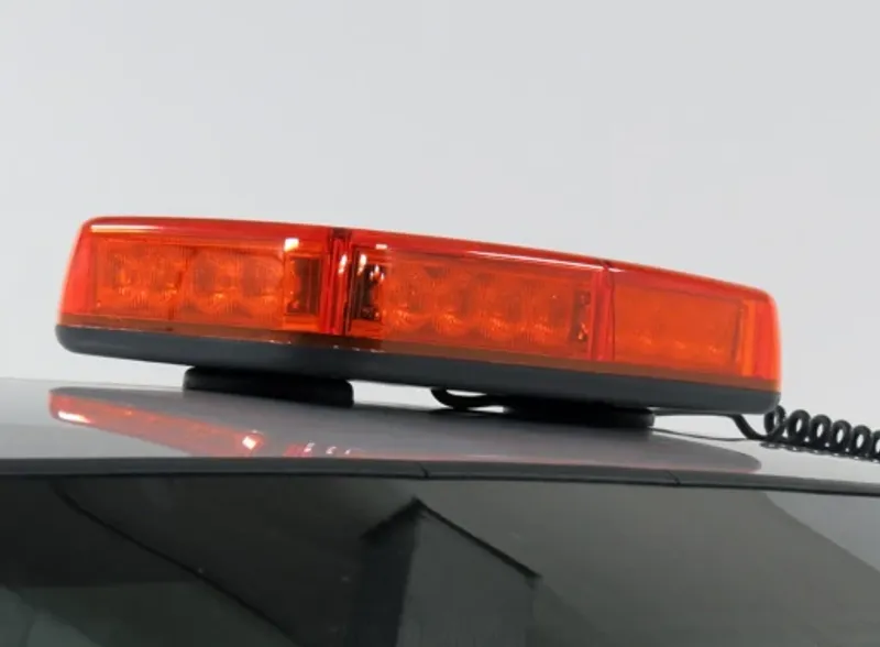 12V 24V Лед Led Диодна Мощна Аварийна Сигнална Лампа Буркан с Магнит 15 режима Оранжево Стъкло За Пътна Помощ Платформа Снегорин и др. - 10