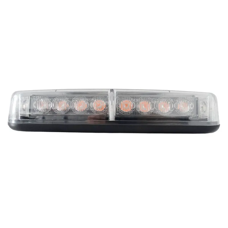 12V 24V Лед Led Диодна Мощна Аварийна Сигнална Лампа Буркан с Магнит 15 режима Бяло Стъкло За Пътна Помощ Платформа Снегорин и др. - 13