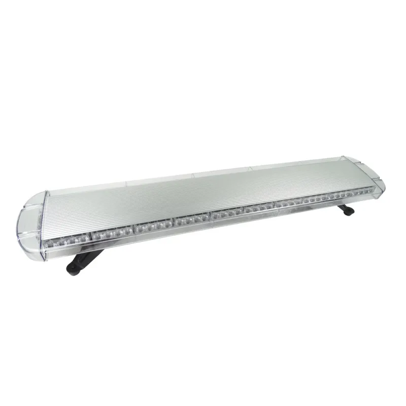 120 см 88 LED ЛЕД 88W мощна аварийна диодна сигнална лампа блиц 12-24V 15 режима на работа жълта оранжева светлина E-Mark Е9 за пътна помощ платформа снегорин багер и др. - 1