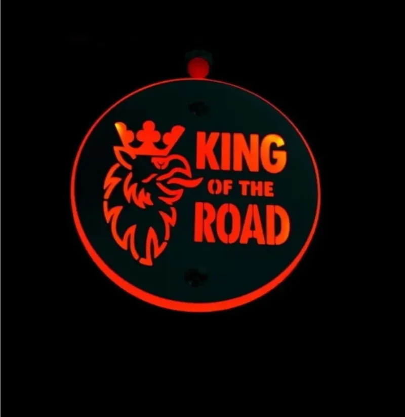 Комплект от 2бр Светодиодни LED Лед Габарити Обеци 24V бяло-червено King - 2