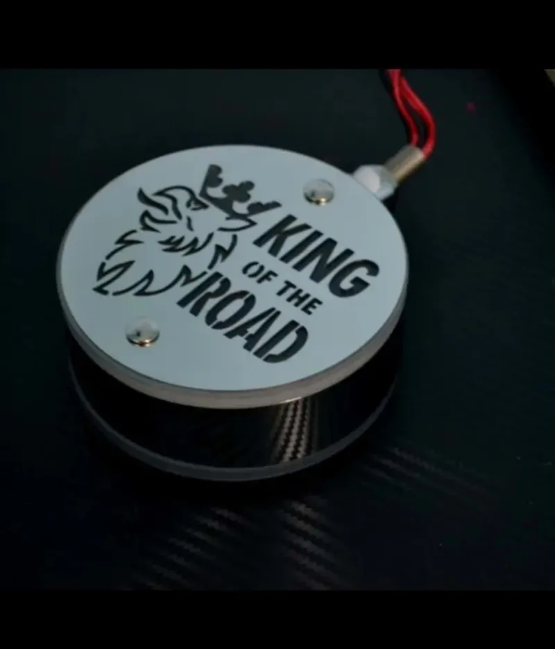 Комплект от 2бр Светодиодни LED Лед Габарити Обеци 24V бяло-червено King - 3
