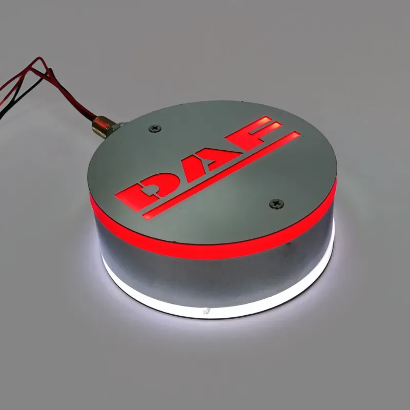 Комплект от 2бр Светодиодни LED Лед Габарити Обеци 24V бяло-червено DF - 4