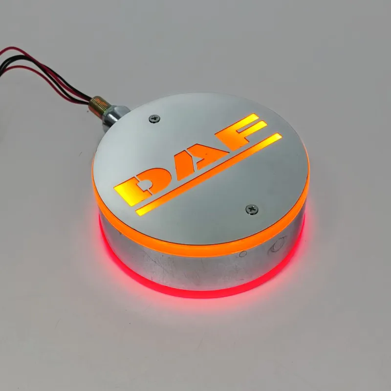 Комплект от 2бр Светодиодни LED Лед Габарити Обеци 24V оранжево-червено DF - 2