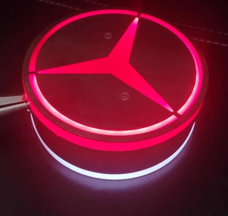 Комплект от 2бр Светодиодни LED Лед Габарити Обеци 24V бяло-червено Mer - 1