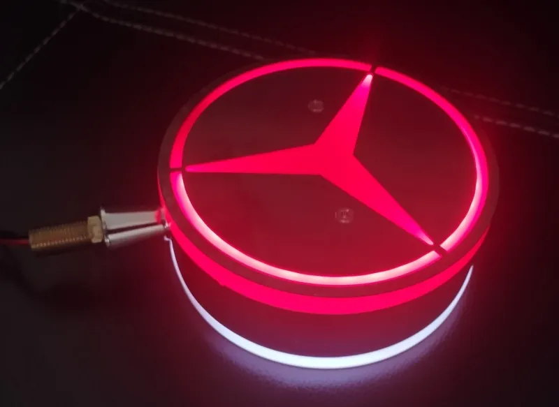 Комплект от 2бр Светодиодни LED Лед Габарити Обеци 24V бяло-червено Mer - 2