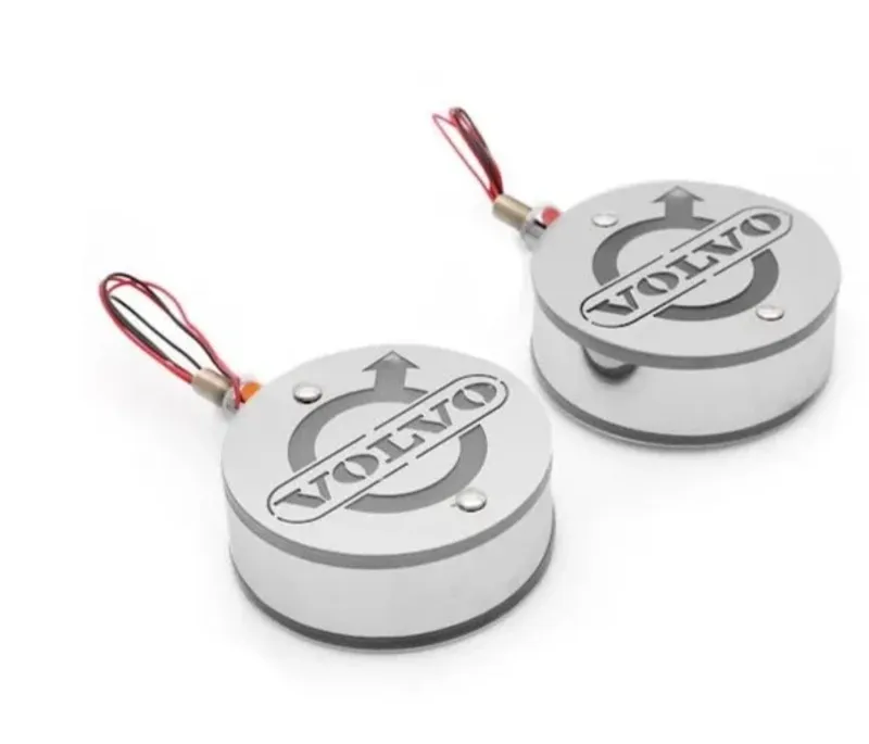 Комплект от 2бр Светодиодни LED Лед Габарити Обеци 24V оранжево-червено VOL - 1