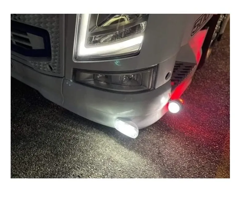 Халоген Talmu предни дневни светлини DRL бяло стъкло - 3