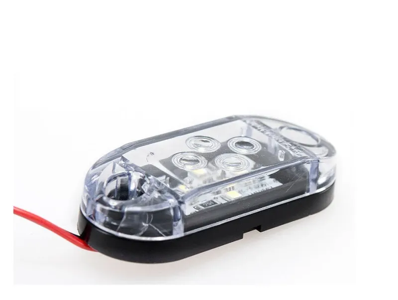 LED Габарит, Бял, Червен, Жълт, Маркер, 4 SMD Диода, 12V - 24V - 3
