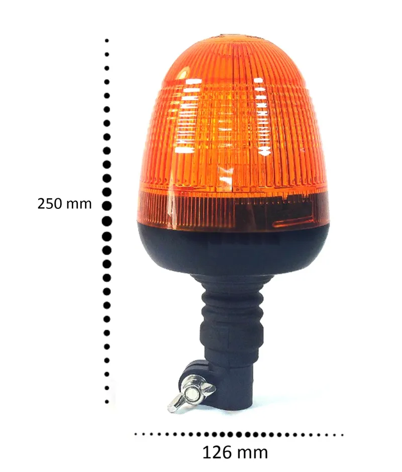 LED ЛЕД Аварийна/сигнална лампиа Маяк буркан 12/24V - 1