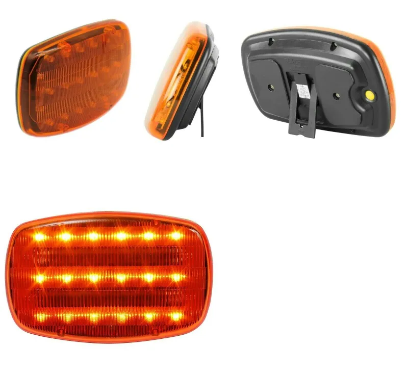 LED ЛЕД Аварийна/сигнална лампиа Маяк буркан с магнит 12/24V - 0