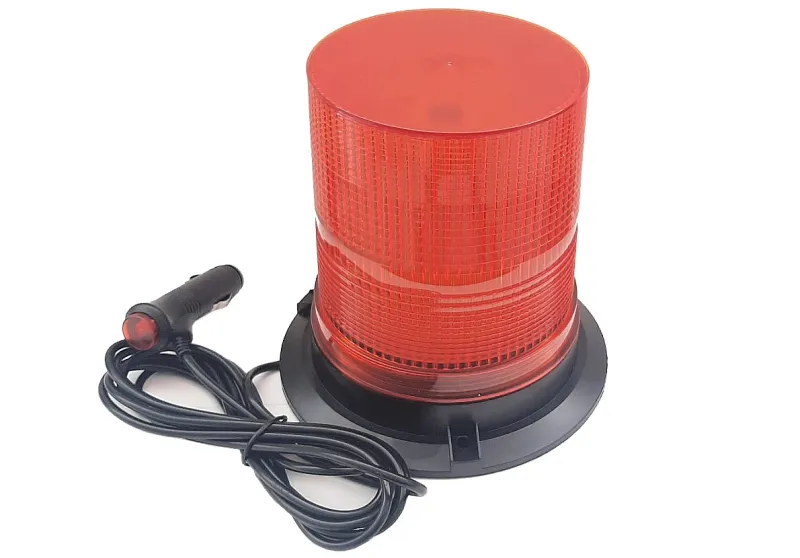 80 LED Лед Сигнална Лампа XL 17cm Аварийна Маяк Буркан 12V 24V С Болтово Захващане - 4
