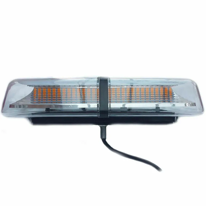 12V 24V Лед Led Аварийна Сигнална Лампа Маяк Буркан 72 Диода с 8 режима бяло стъкло с болтово захващане За Пътна Помощ Платформа Снегорин и др. - 4